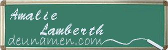 Amalie Lamberth Visitenkarte